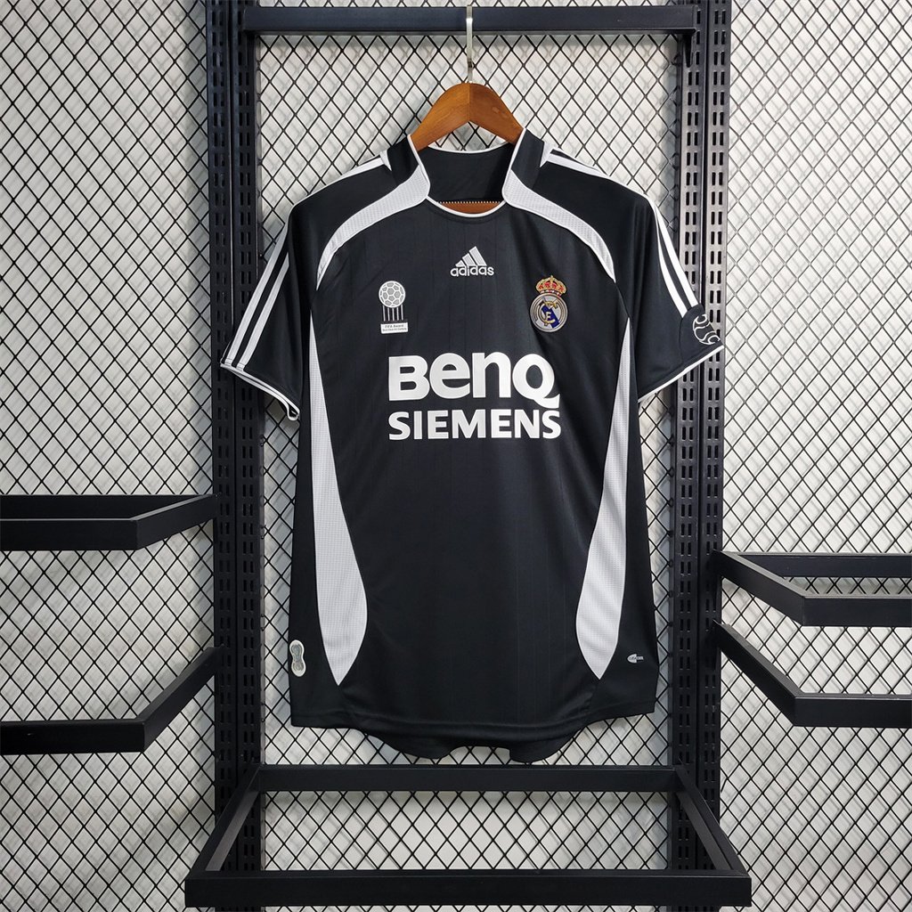 ManixJersey.com | Real Madrid Retro 06-07 Away Stadium Jersey -Customize Name, Number and Patch | Worldwide Shipping