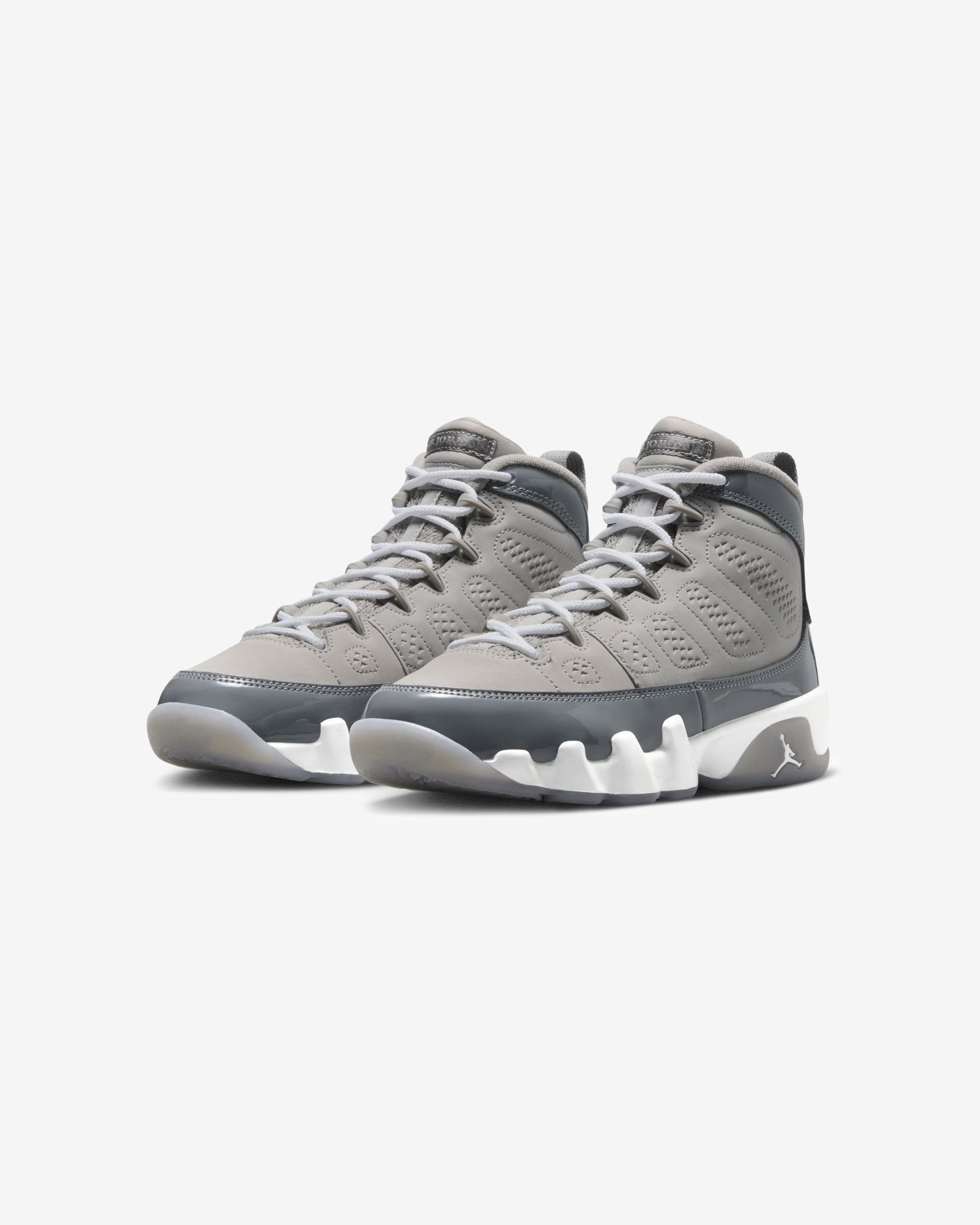 JORDAN GS AJ 9 RETRO - MEDIUMGREY/ WHITE