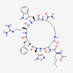 Melanotan II 10mg chemical structure depiction