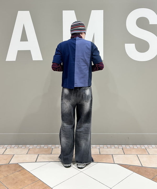 BEAMS x THE NORTH FACE PURPLE LABEL Asymmetric Logo T-shirt 25SS