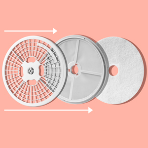 Three-in-one cotton filter