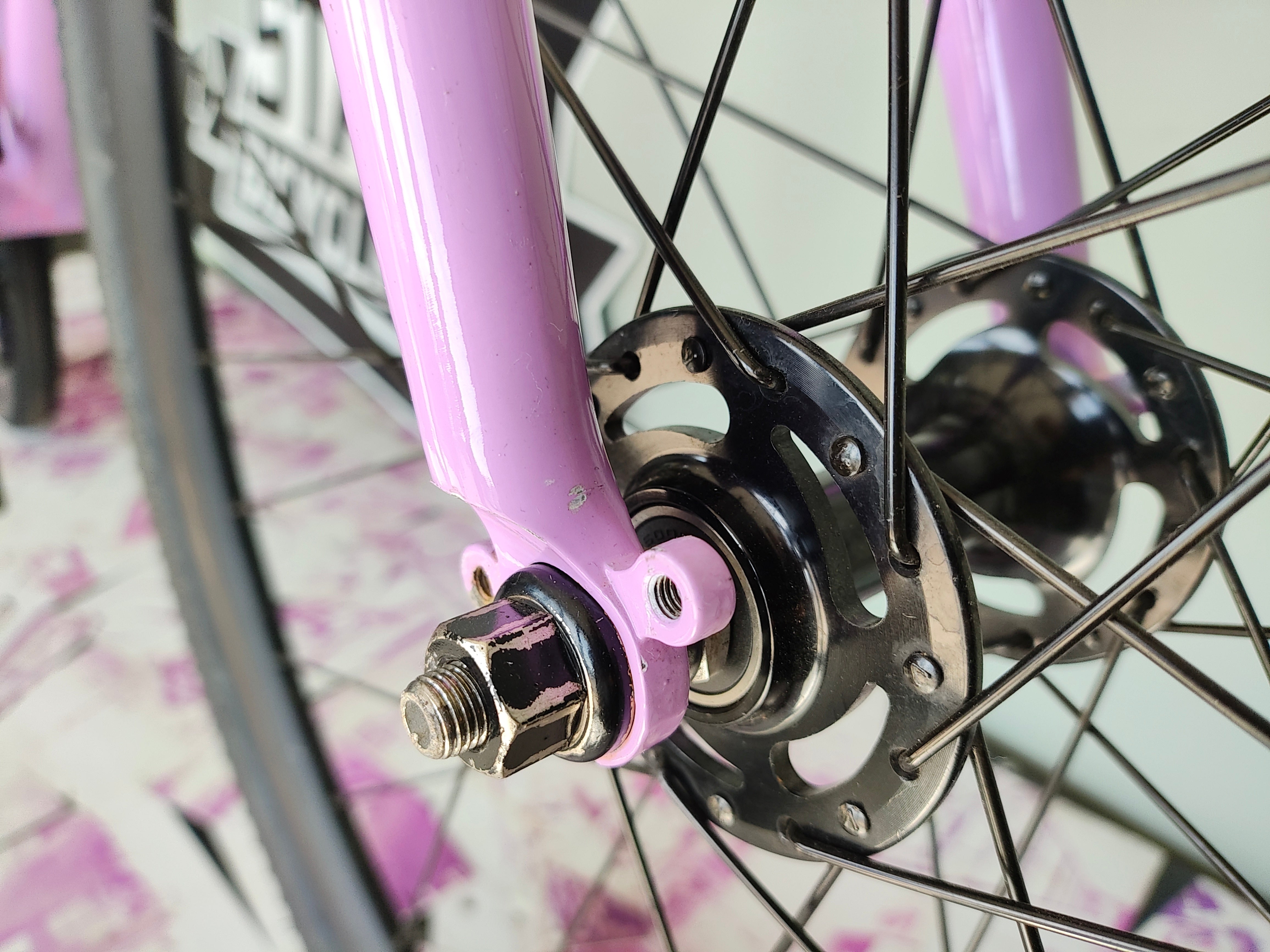 #NS1300 – 4130 Fixed-Gear / Single Speed | Purple Reign – Flat Bar / 700c (Size Large 59cm, Used/Great Condition)、mySite、bearsvspackers