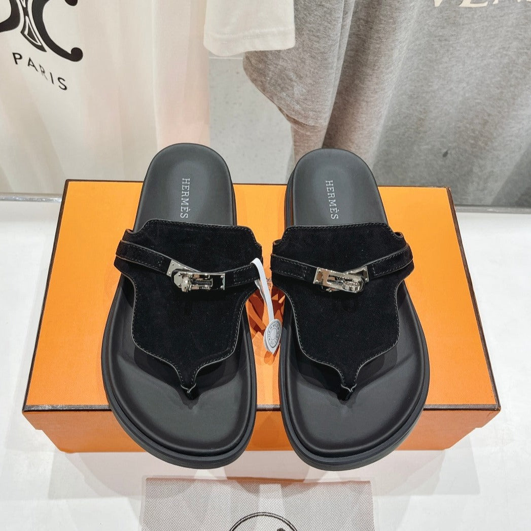 EMPIRE SANDAL BLACK SUEDE、mysite、Cacoeks