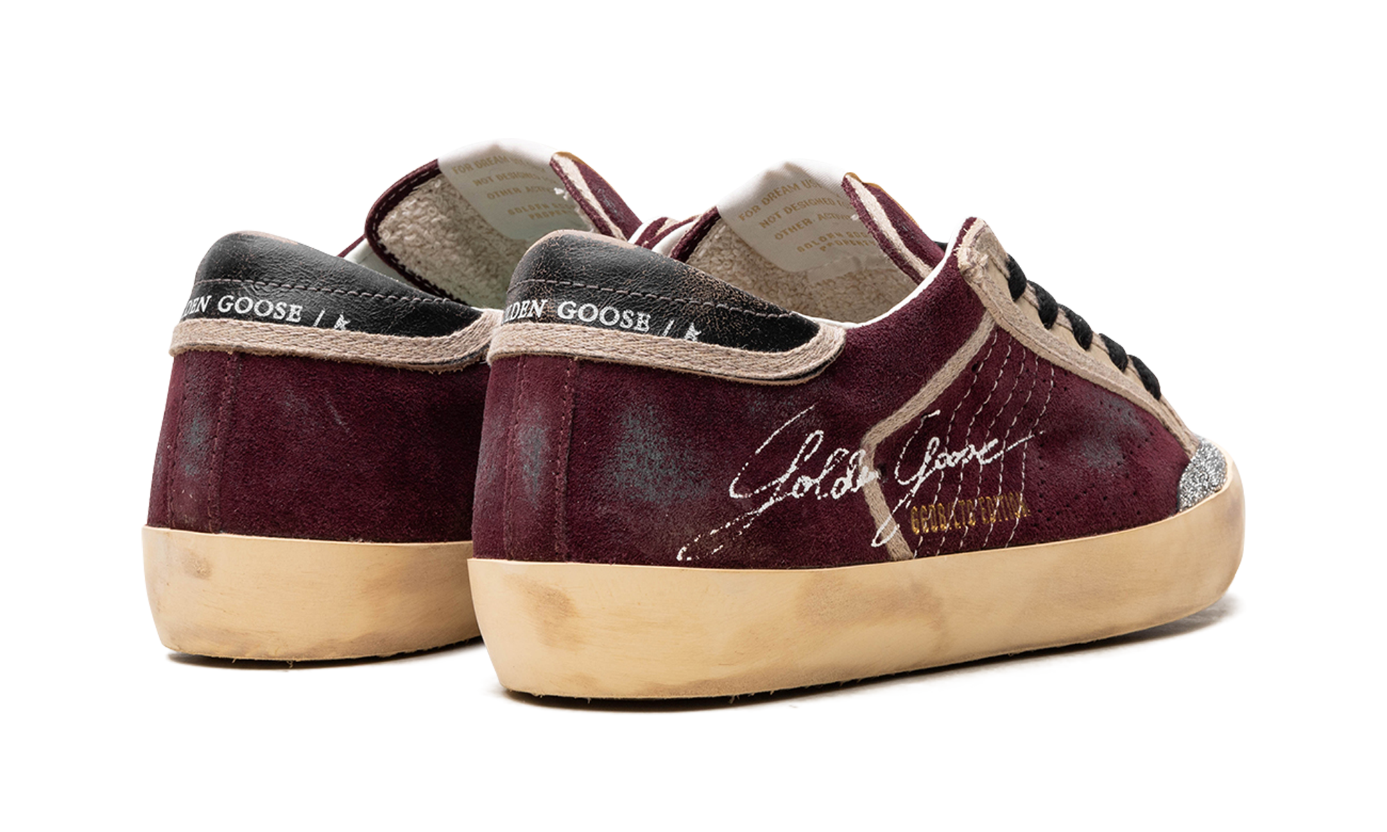 SUPER-STAR PENSTAR SUEDE UPPER CRYSTAL PENSTAR SKATE STAR VINTAGE LEATHER HEEL SIGNATURE FOXING "WINE RED BLACK"、mysite、Cacoeks