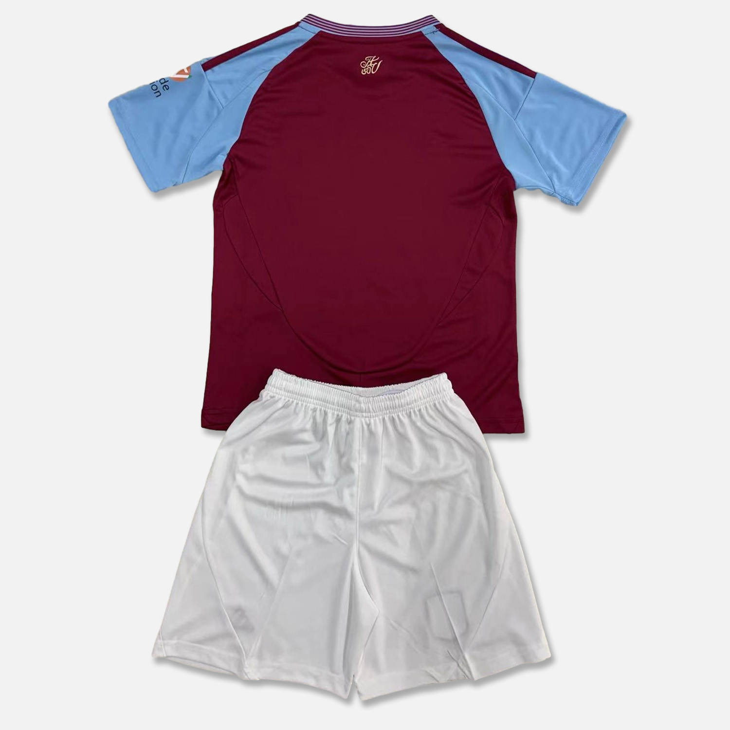 Higojerseys-Aston Villa 24-25 Home Men's Adult Jersey Set - Fans Version