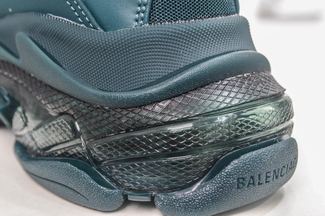 Balenciaga Triple S Sneaker Clear Sole Dark Green、mysite、Cacoeks