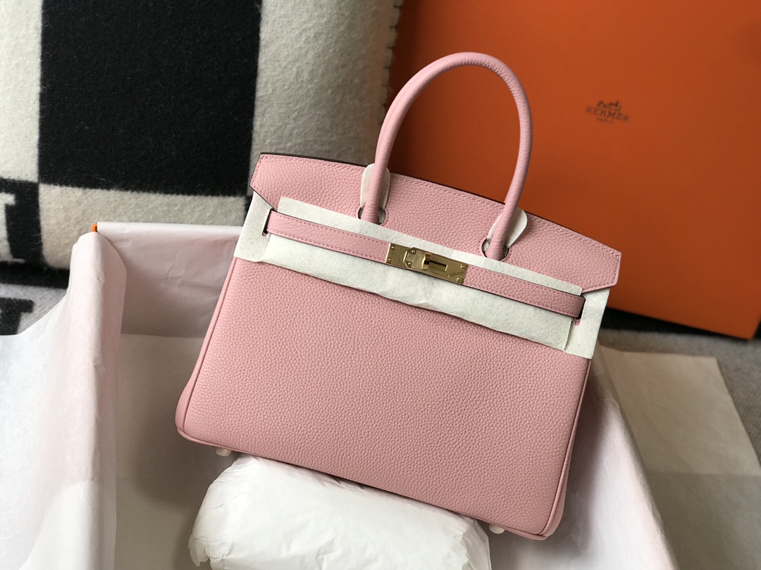 Hermes Birkin 30CM 35CM Togo Milkshake With Gold