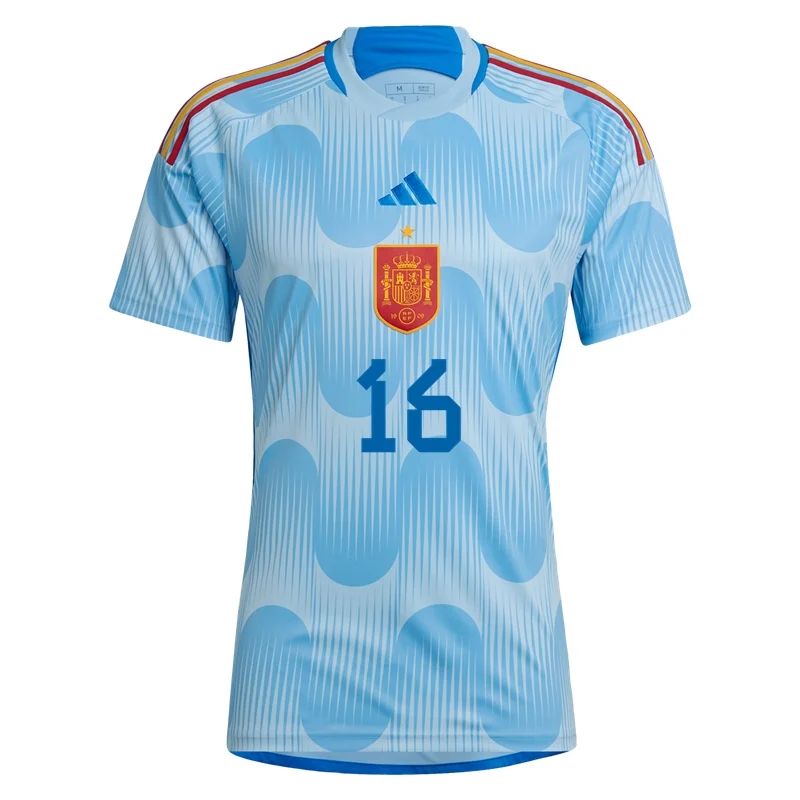 2022 Rodrigo #16 Spain Away Jersey-mysite Custom Football Kit- Nextkits