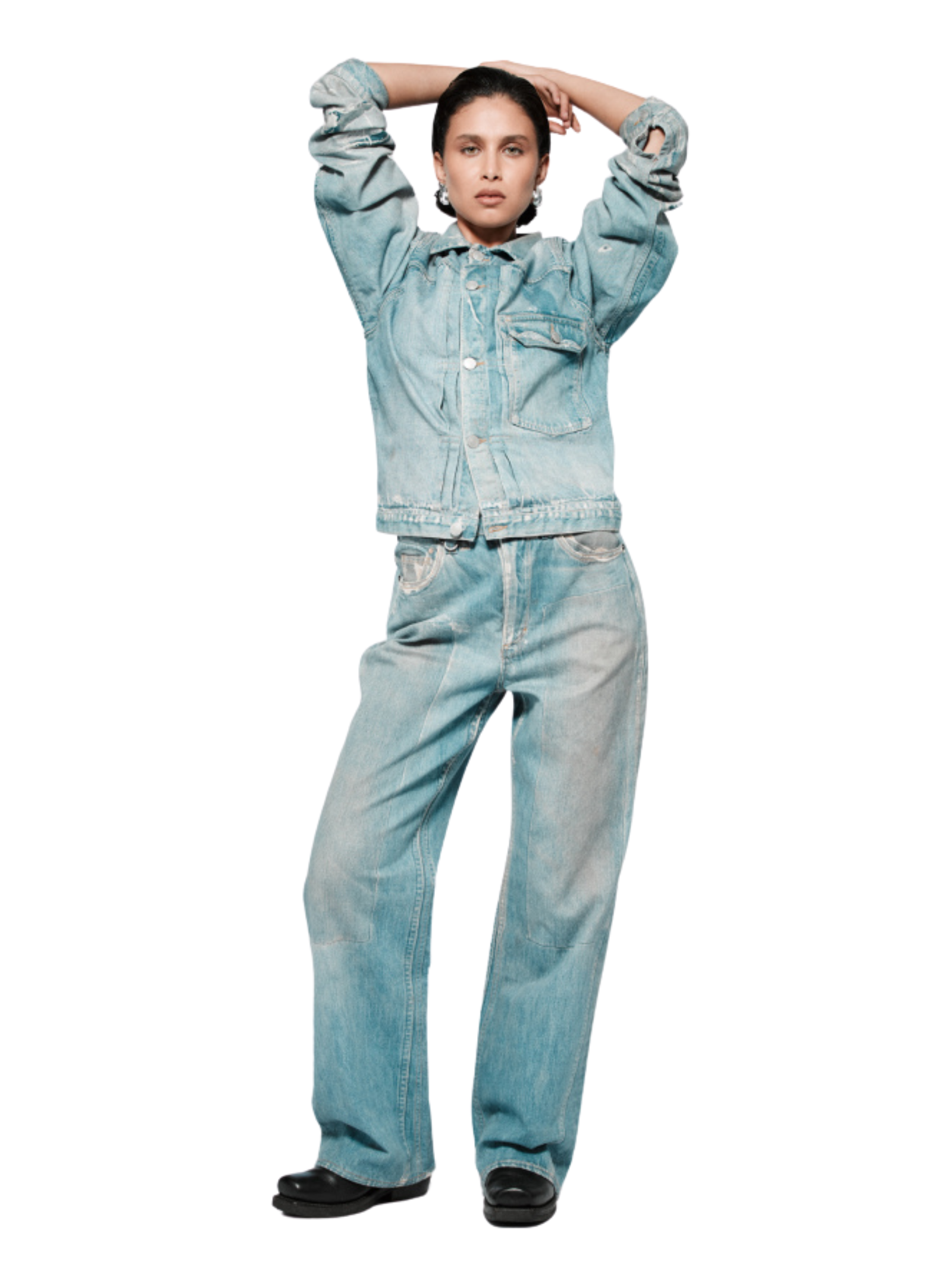 Coco Relaxed Digital Indigo