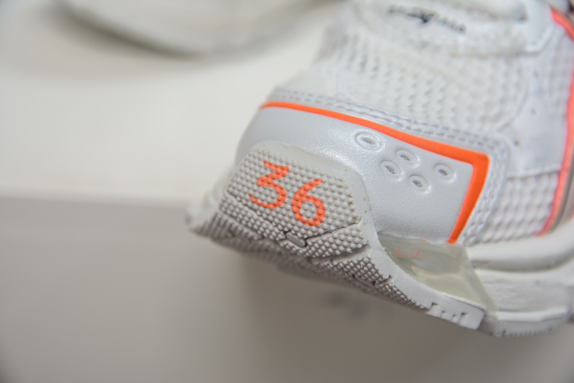 Balenciaga Runner Trainer in White Orange、mysite、Cacoeks