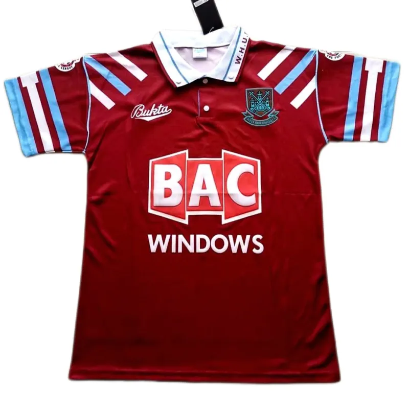 91-92 West Ham United Home soccer jersey-Retro version: Ajax 24-25 Home Stadium Jersey - Fans Version mysite: Adidas luxuryfootballshirts.com: https://www.luxuryfootballshirts.com/