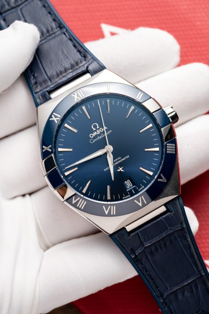 Đồng Hồ Omega Constellation Replica 11 Màu Xanh Dương (1)