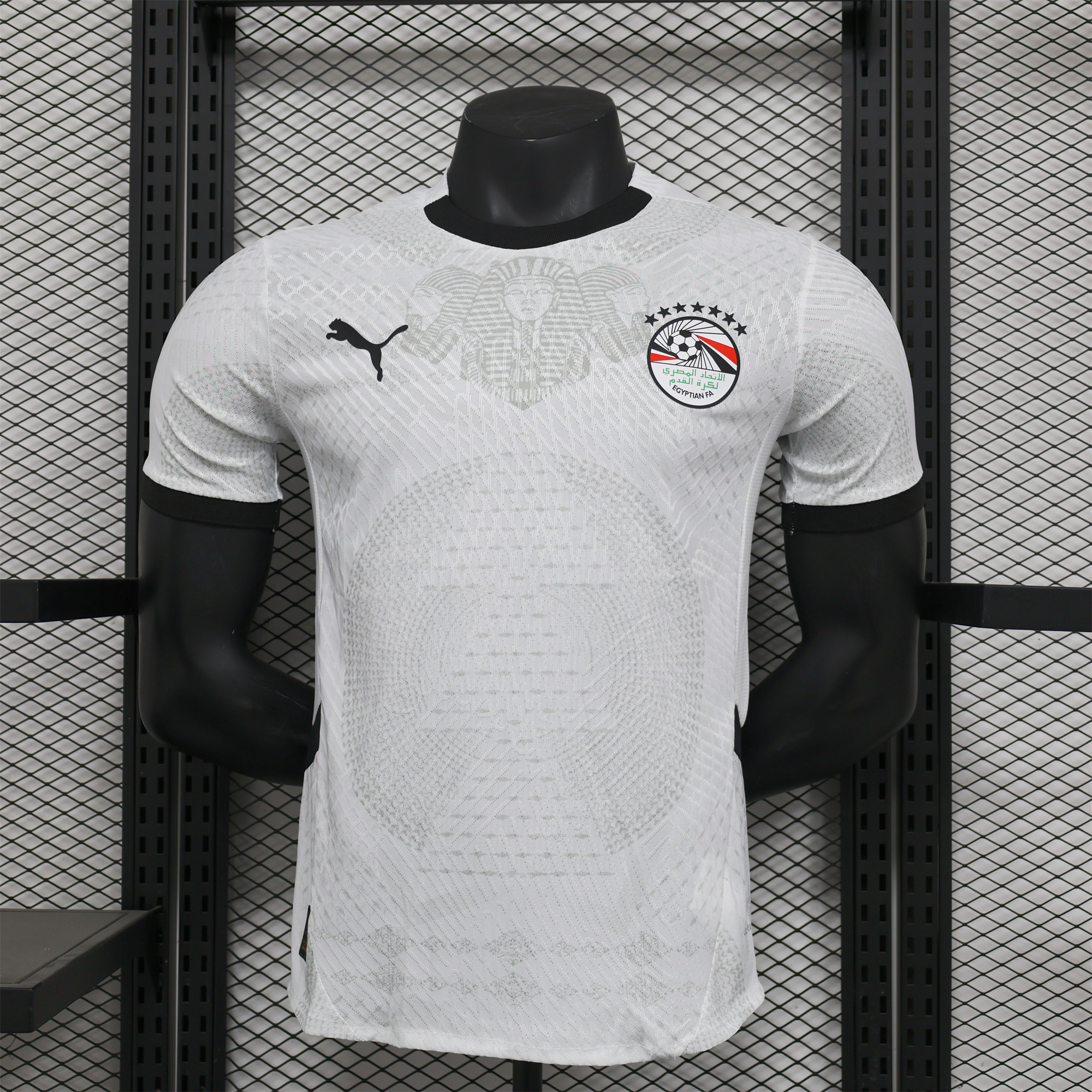 Higojerseys-Egypt 24-25 Away White Jersey - Player Version