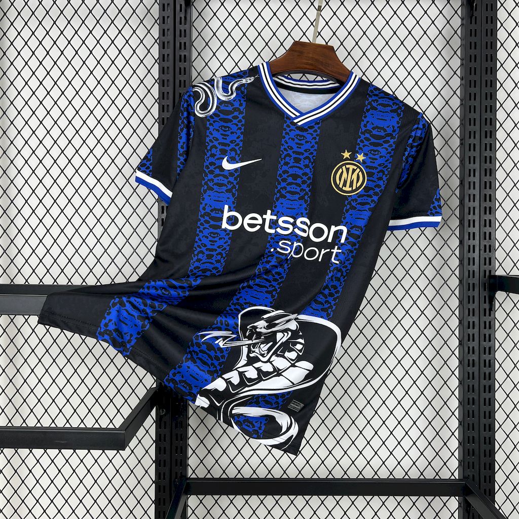 ManixJersey.com | Inter Milan 24-25 Blue Black Mamba Special Edition Jersey - Fans Version -Customize Name, Number and Patch | Worldwide Shipping