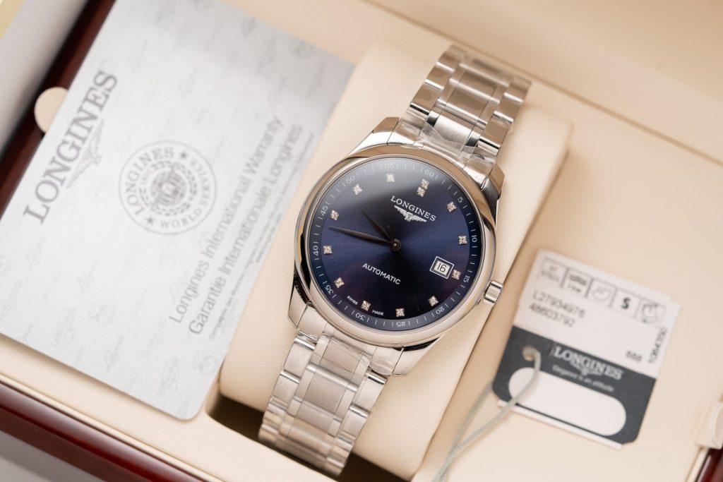 Đồng Hồ Nam Longines Lyre L4.961.4.92.6 Mặt Xanh 40mm (1)