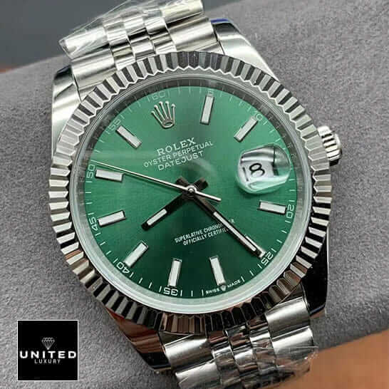 Rolex Datejust 126234 "Mint Green" Authentic Super Replica rolex 41mm green dial 4
