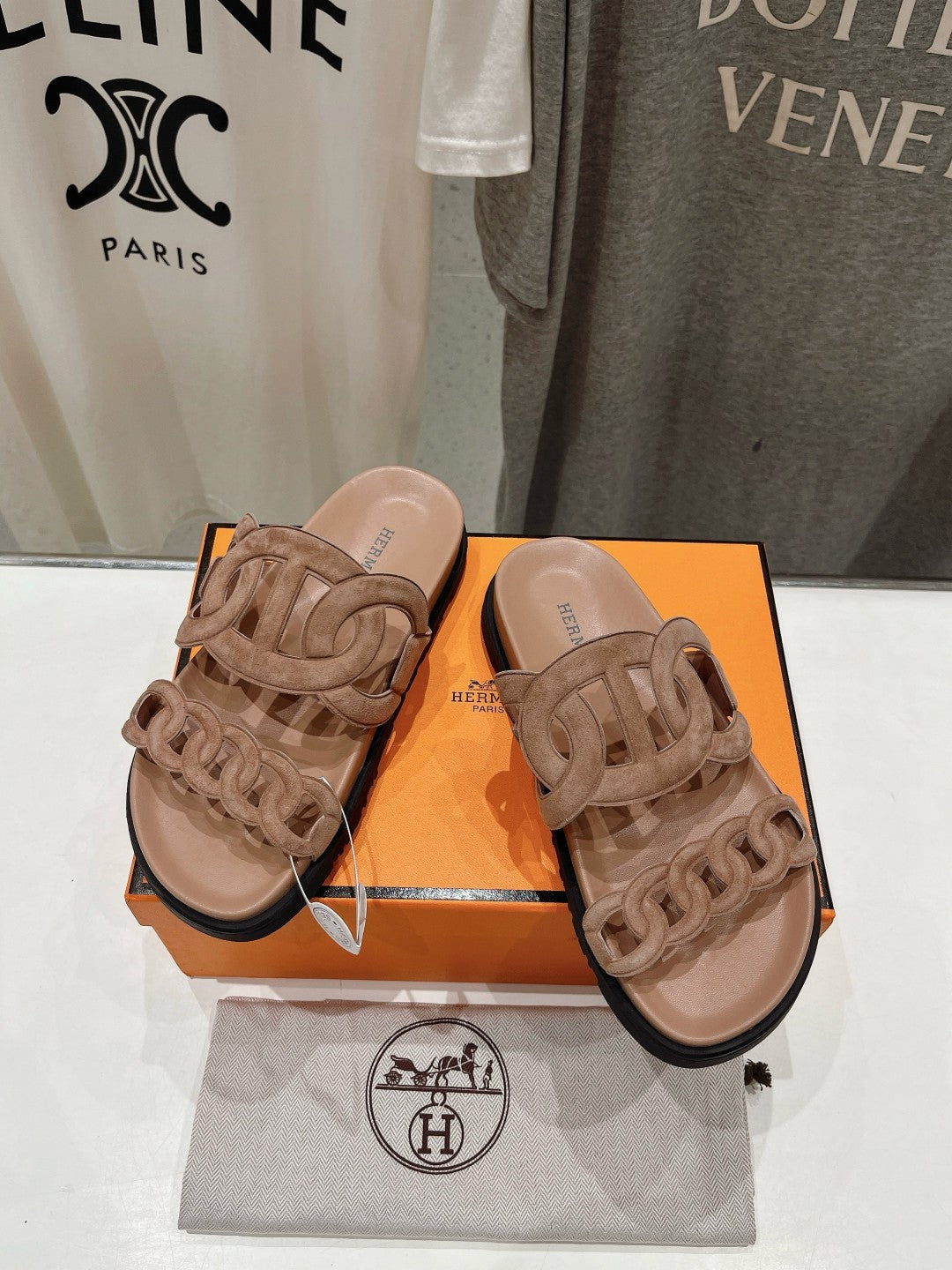 EXTRA SANDAL PASTEL PINK NUDE CALFSKIN、mysite、Cacoeks