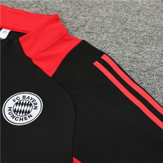 Higojerseys-Bayern Munich 24-25 Long Sleeve Training Set - Black