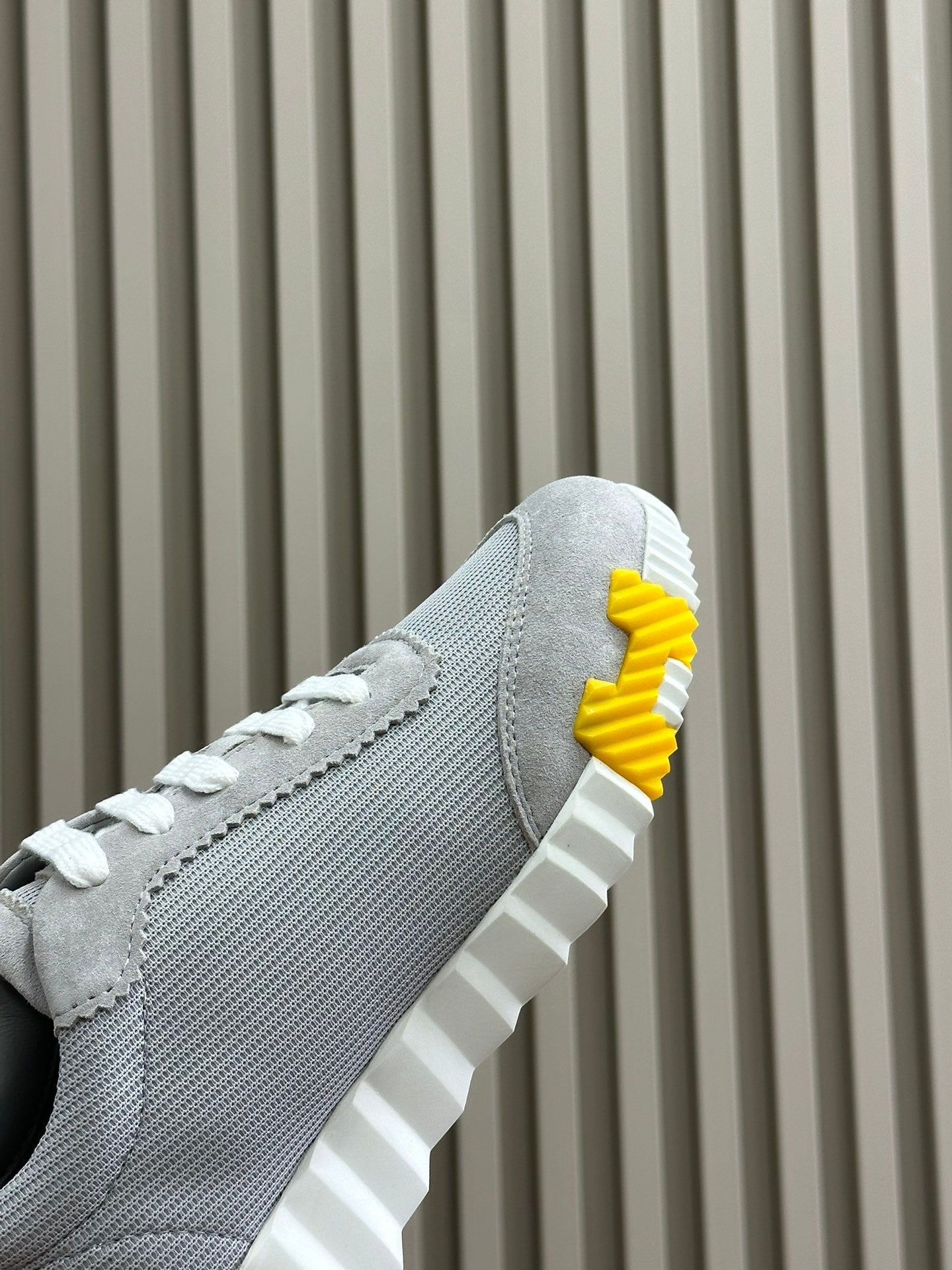 BOUNCING SNEAKERS LIGHT GRAY CALFSKIN、mysite、Cacoeks