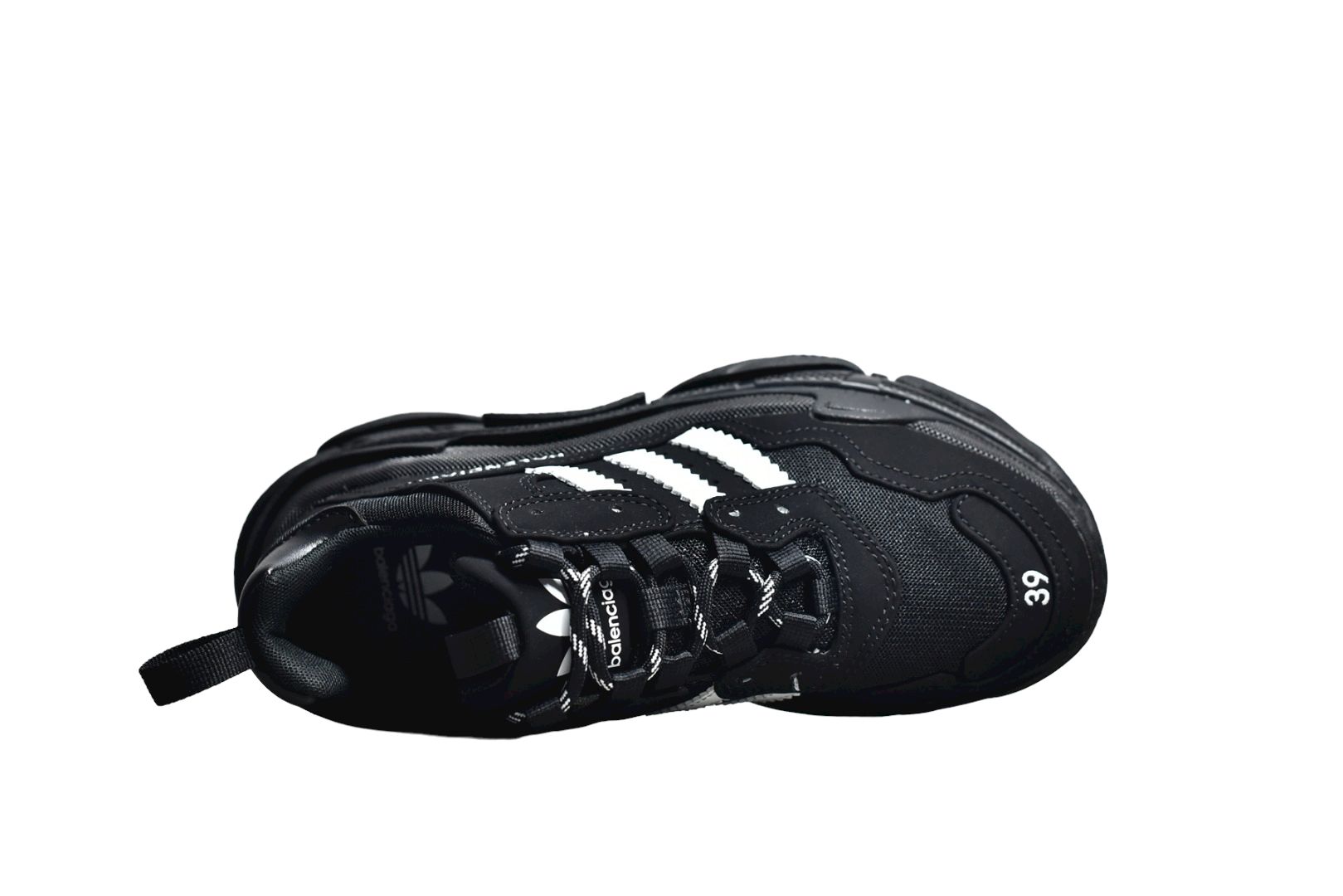 Balenciaga Triple S Sneaker x Adidas in Black、mysite、Cacoeks