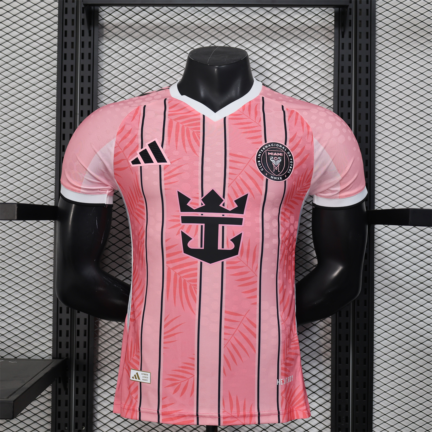 UltraTrikot-INT M.A.M 25-26 Pink Stripes and Leaves Pattern Special Jersey - Player Version
