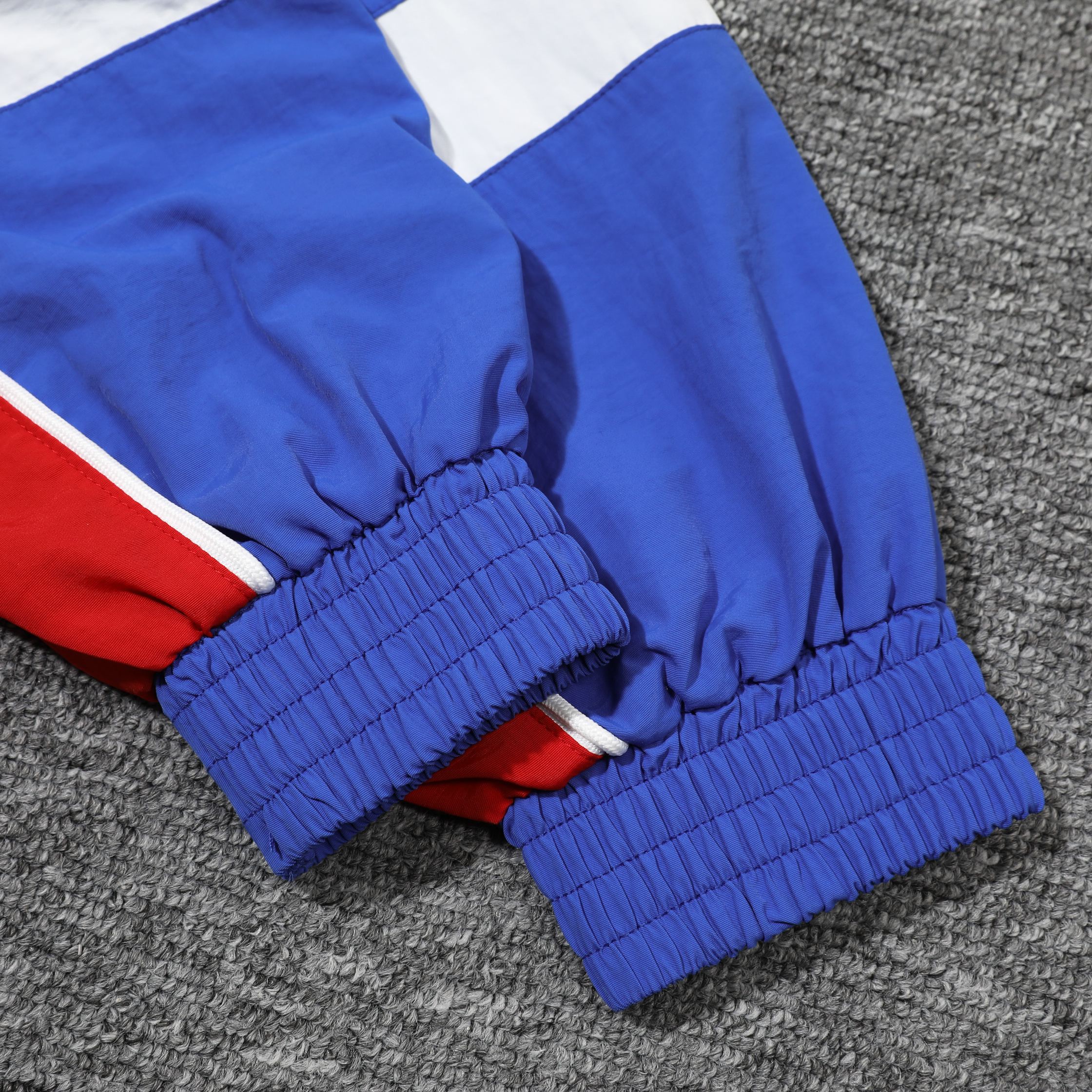 Higojerseys-Bayern Munich 24-25 Blue Throwback Windbreaker Suit - Jackets & Pants