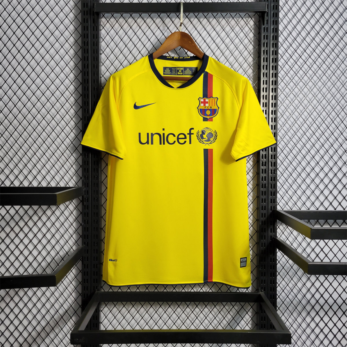 SIUjerseys-Retro Barcelona 08-09 Away Jersey