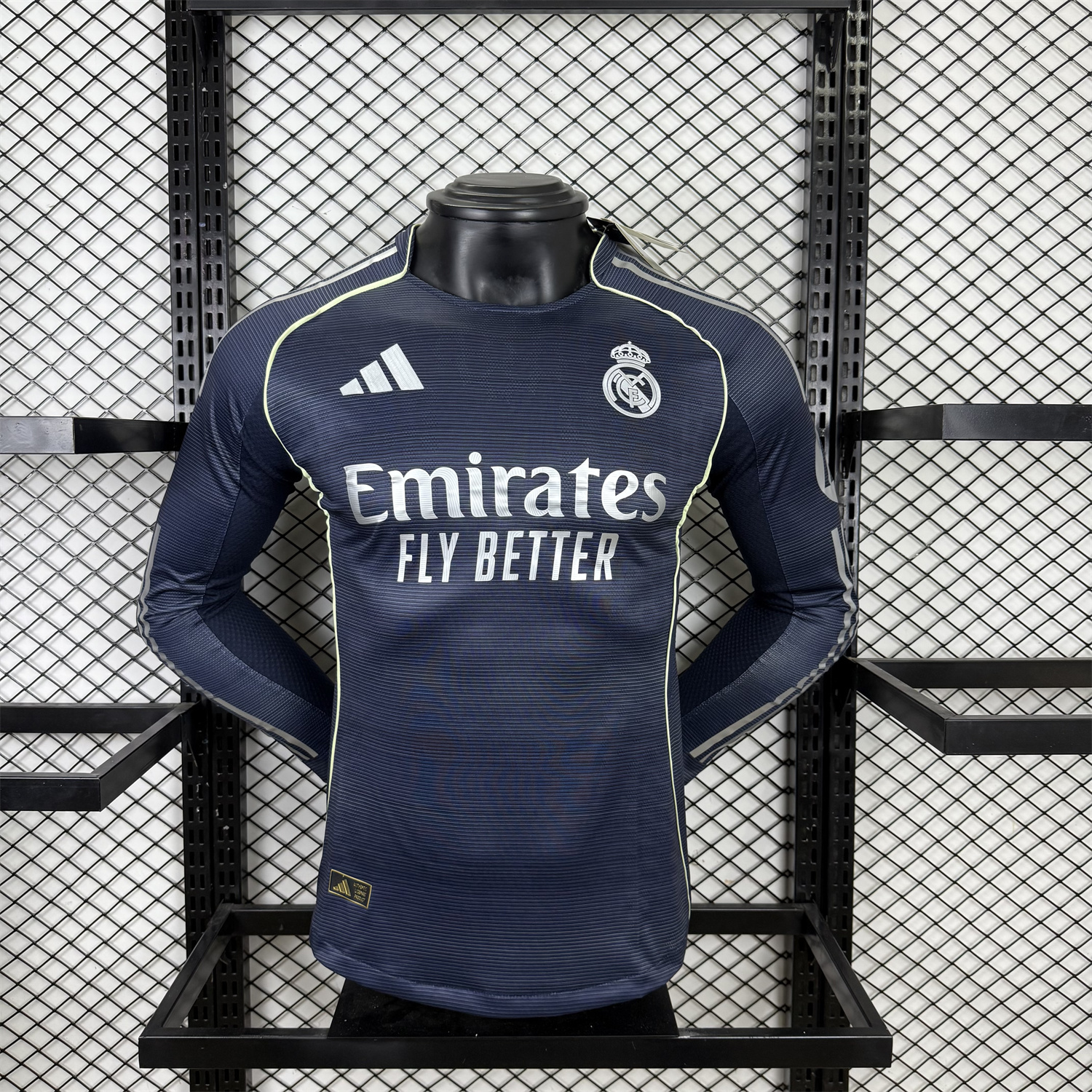foot-Real Madrid 25-26 Away Long Sleeve Jersey - Player Version