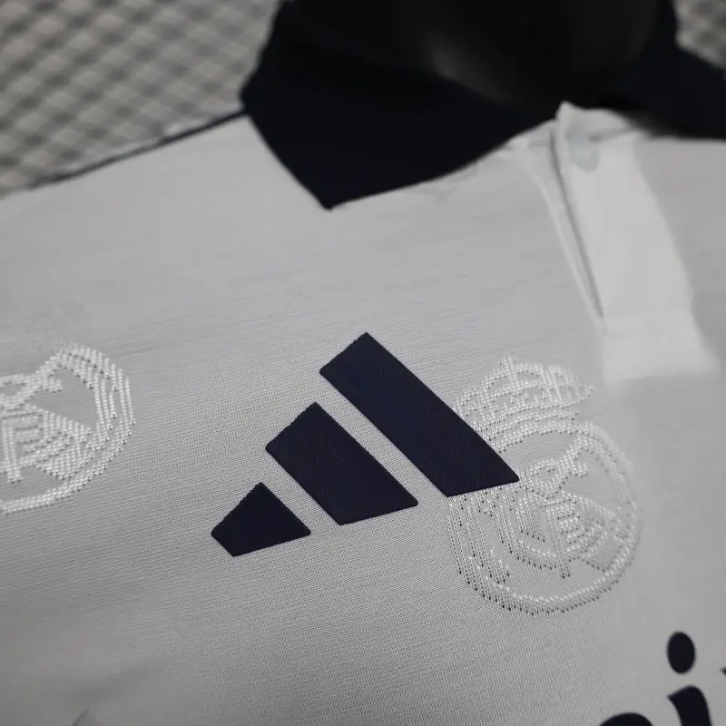 25-26 Real Madrid Polo Shirt White soccer jersey-Player Version: Ajax 24-25 Home Stadium Jersey - Fans Version mysite: Adidas luxuryfootballshirts.com: https://www.luxuryfootballshirts.com/