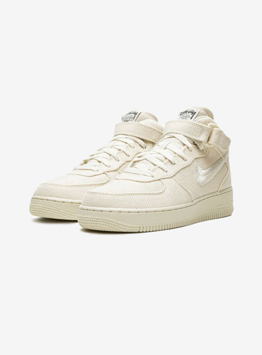 Nike Air Force 1 Mid Stussy Fossil、NIKE、Cacoeks