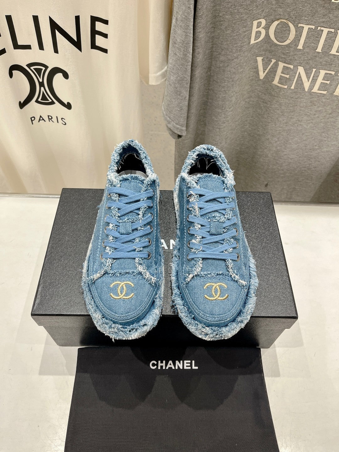 CC SNEAKER SKY BLUE DENIM FABRIC、mysite、Cacoeks