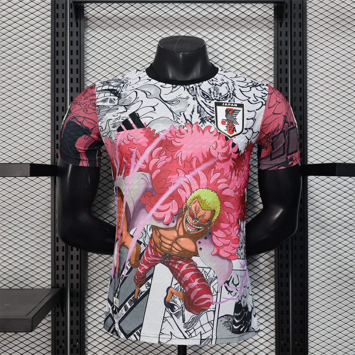 UltraTrikot-Japan 25-26 Donquixote Doflamingo Pink & White Special Jersey - Player Version