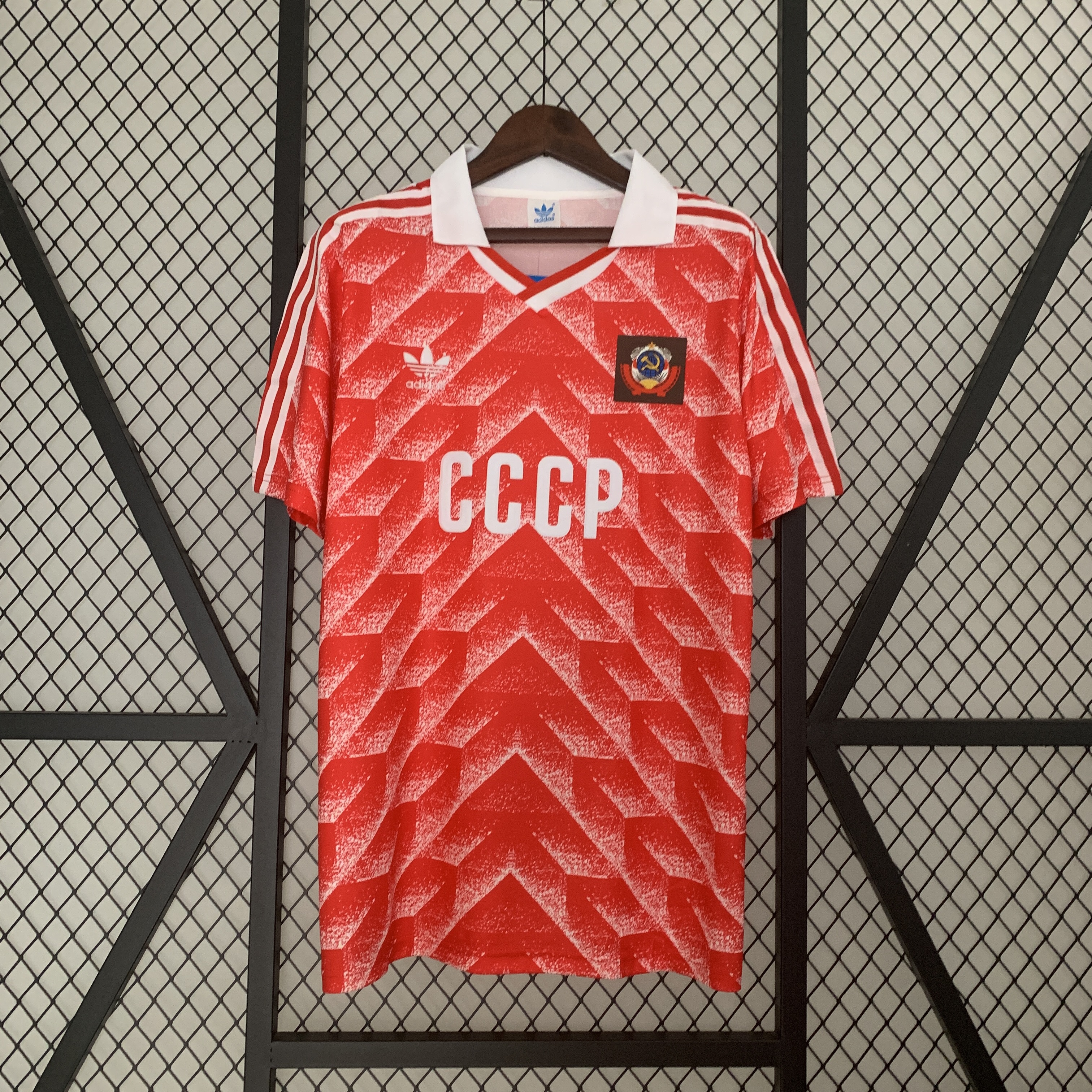 Higojerseys-Retro Soviet Union 1987-88 Home Stadium Jersey