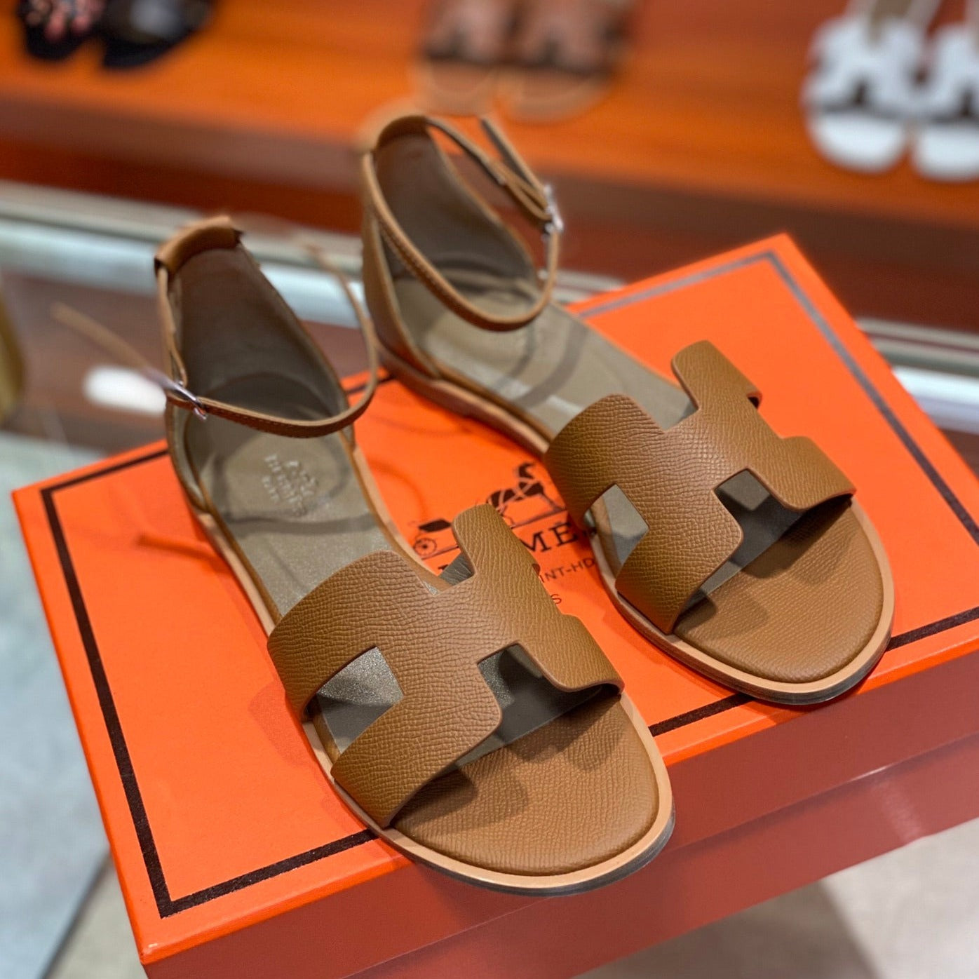 SANTORINI SANDAL BRONZE CALFSKIN、mysite、Cacoeks