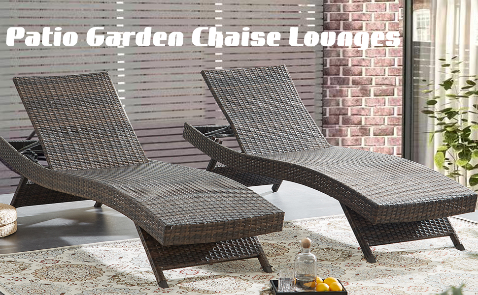 outdoor chaise lounge