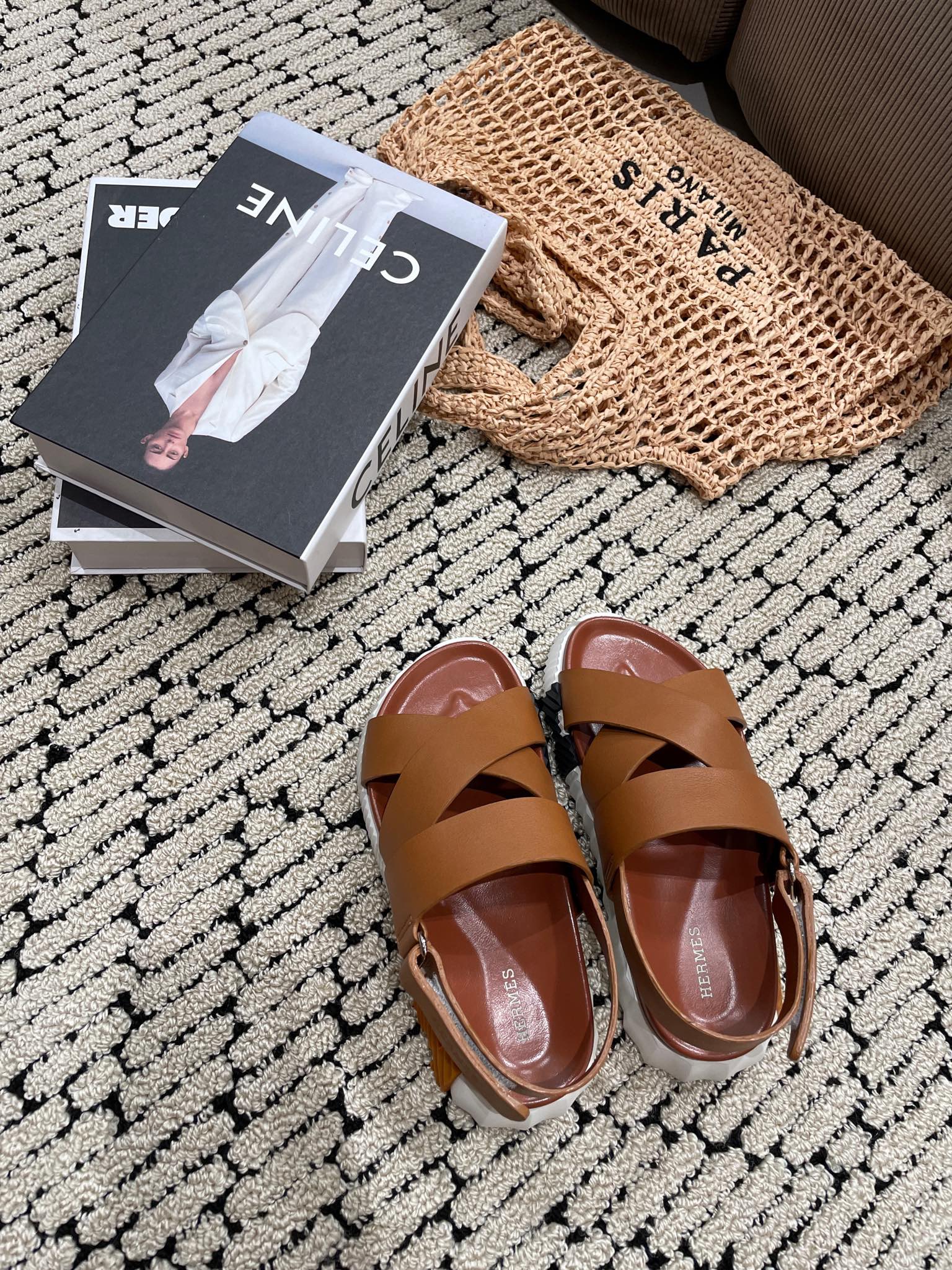 ELECTRIC SANDAL CHOCOLATE CALFSKIN、mysite、Cacoeks