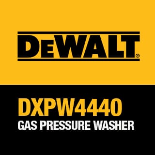The DEWALT DXPW4400: 4400 PSI at 4.0 GPM.