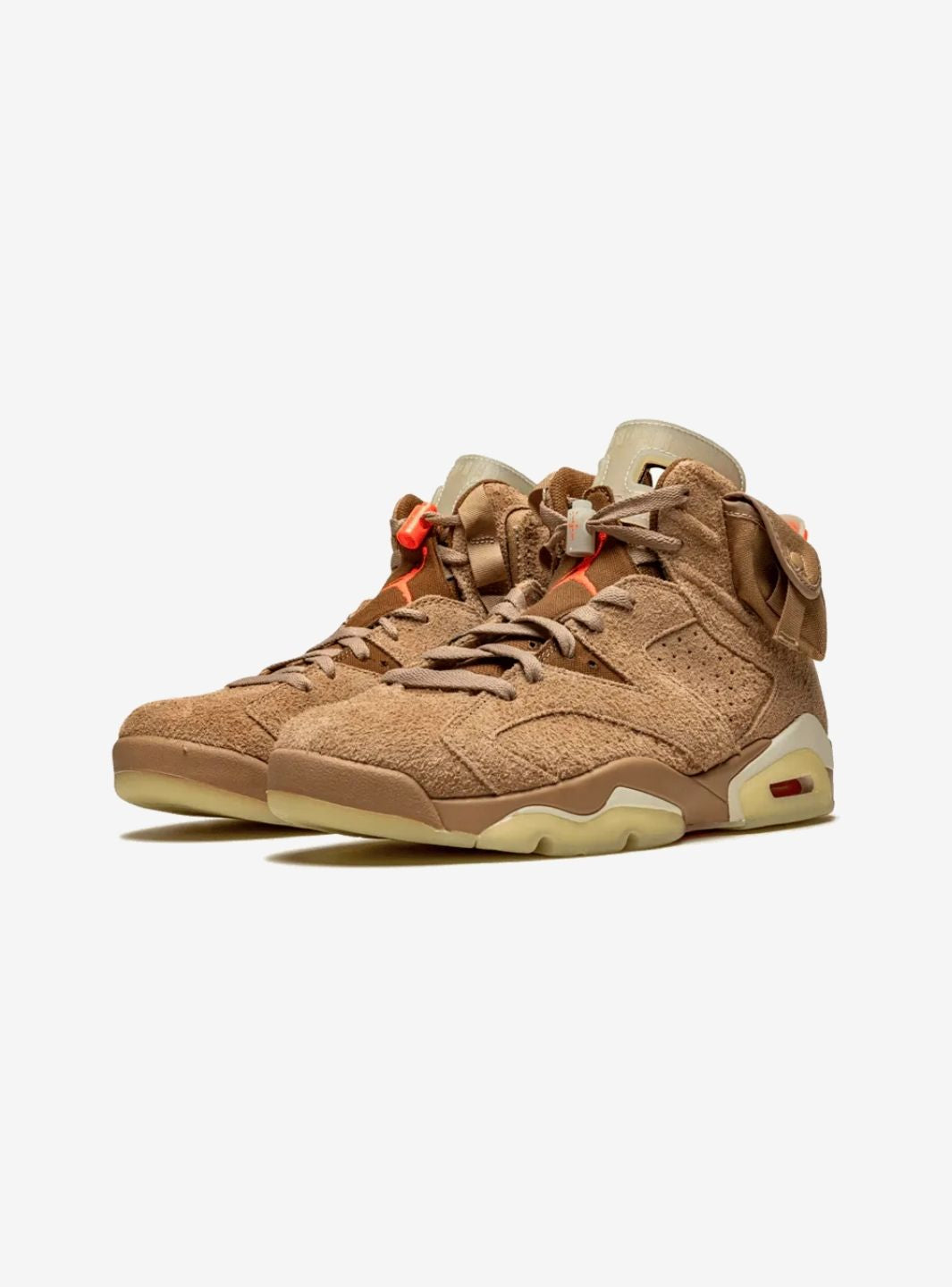 Air Jordan 6 Retro Travis Scott British Khaki、JORDAN、Cacoeks