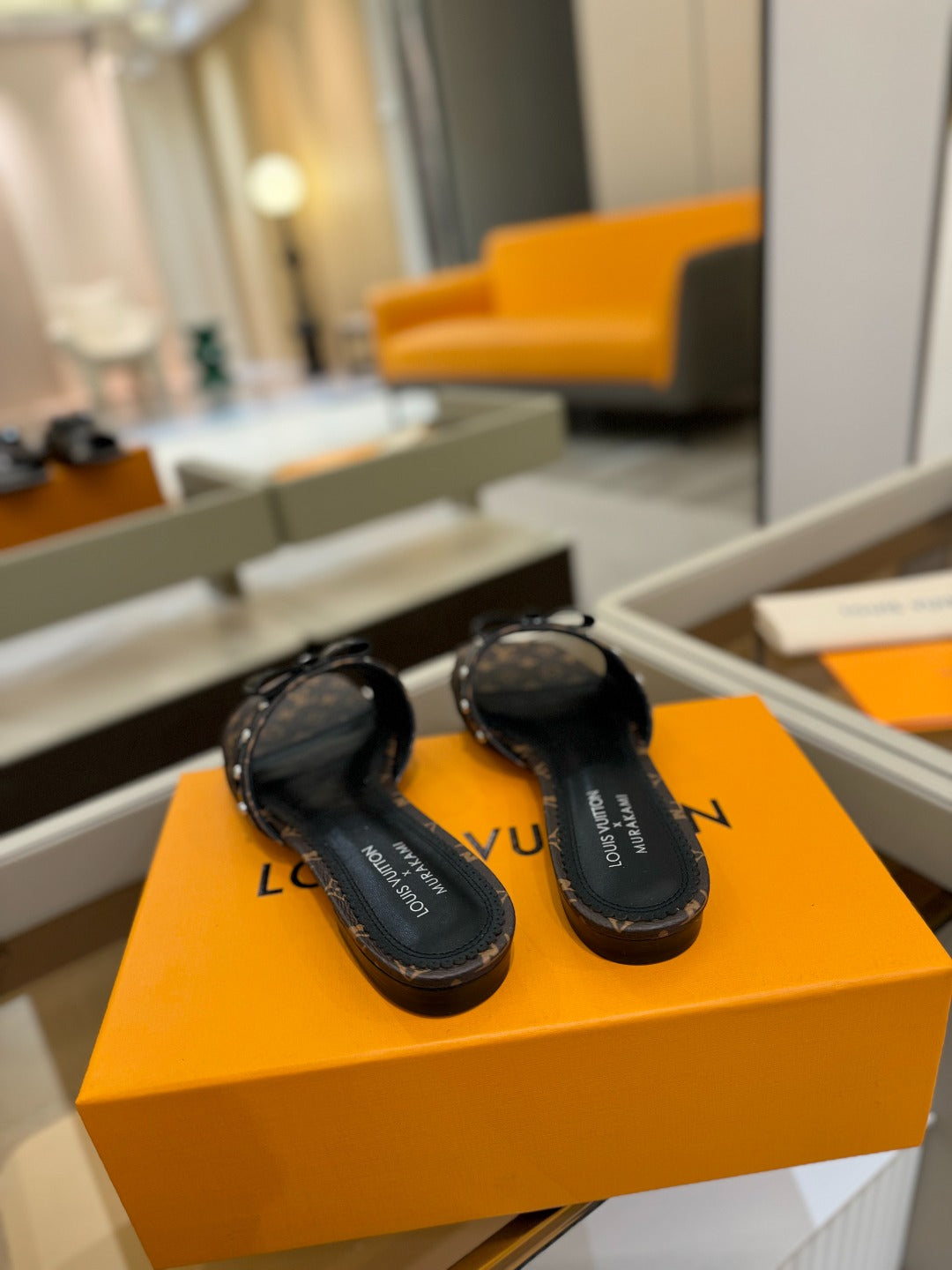 LV X TM 6AM FLAT MULE IN CHOCOLATE BROWN MONOGRAM CALFSKIN、mysite、Cacoeks