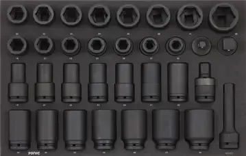 Impact socket set 3/4'', SFS 33-pcs redirect to product page