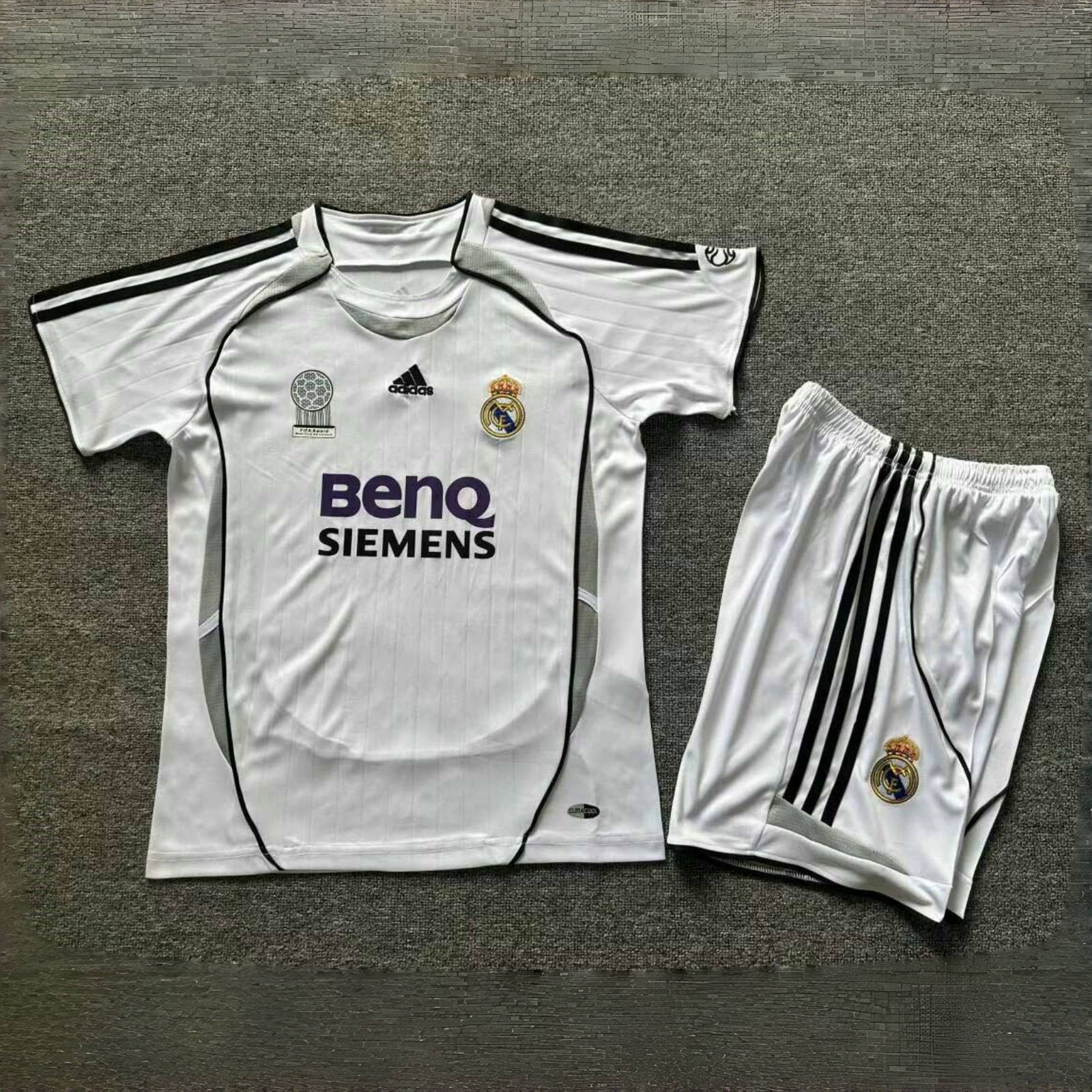 06-07 kids kit Real Madrid home soccer jersey-Retro version: Ajax 24-25 Home Stadium Jersey - Fans Version mysite: Adidas luxuryfootballshirts.com: https://www.luxuryfootballshirts.com/
