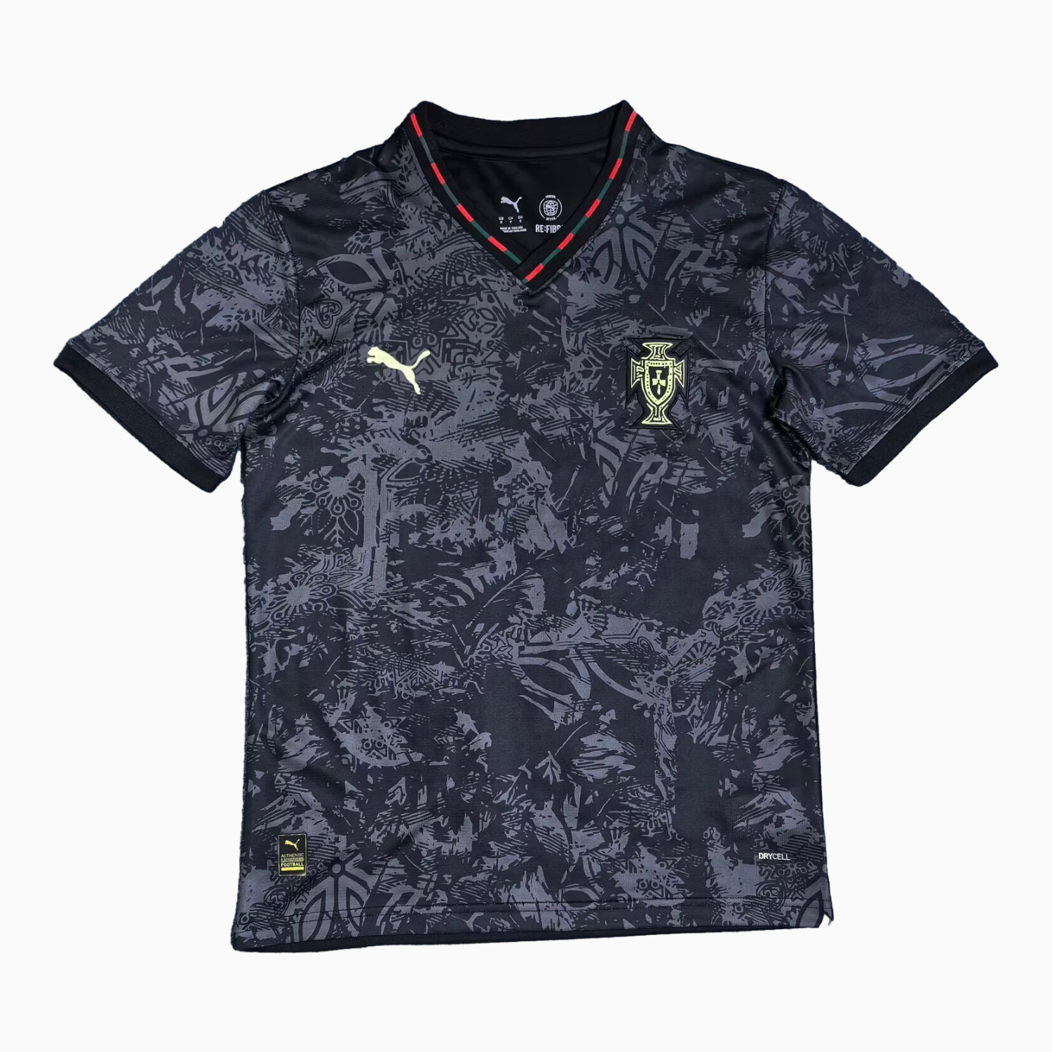 SIUjerseys-Portugal 2026 Grey And Black Special Jersey - Fans Version