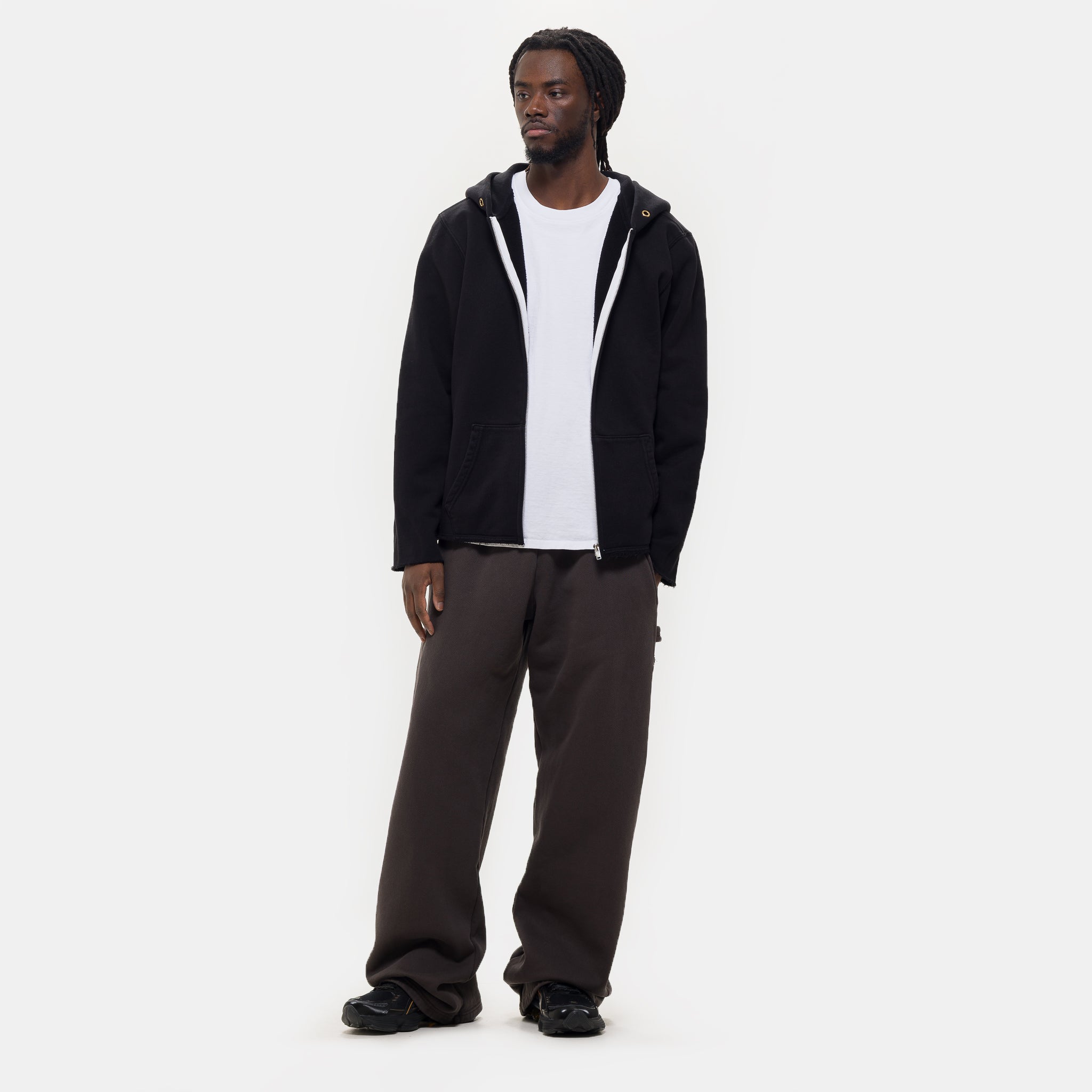 Heavyweight Utility Puddle Pant in Vintage Black
