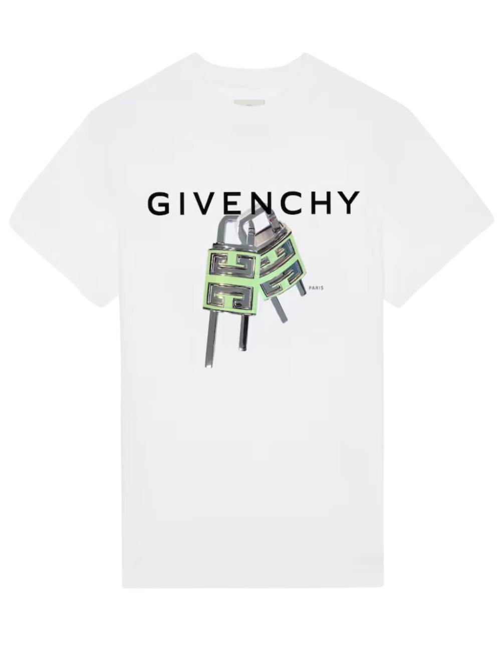 Givenchy 4G Lock T-Shirt White Slim Fit、mysite、Cacoeks