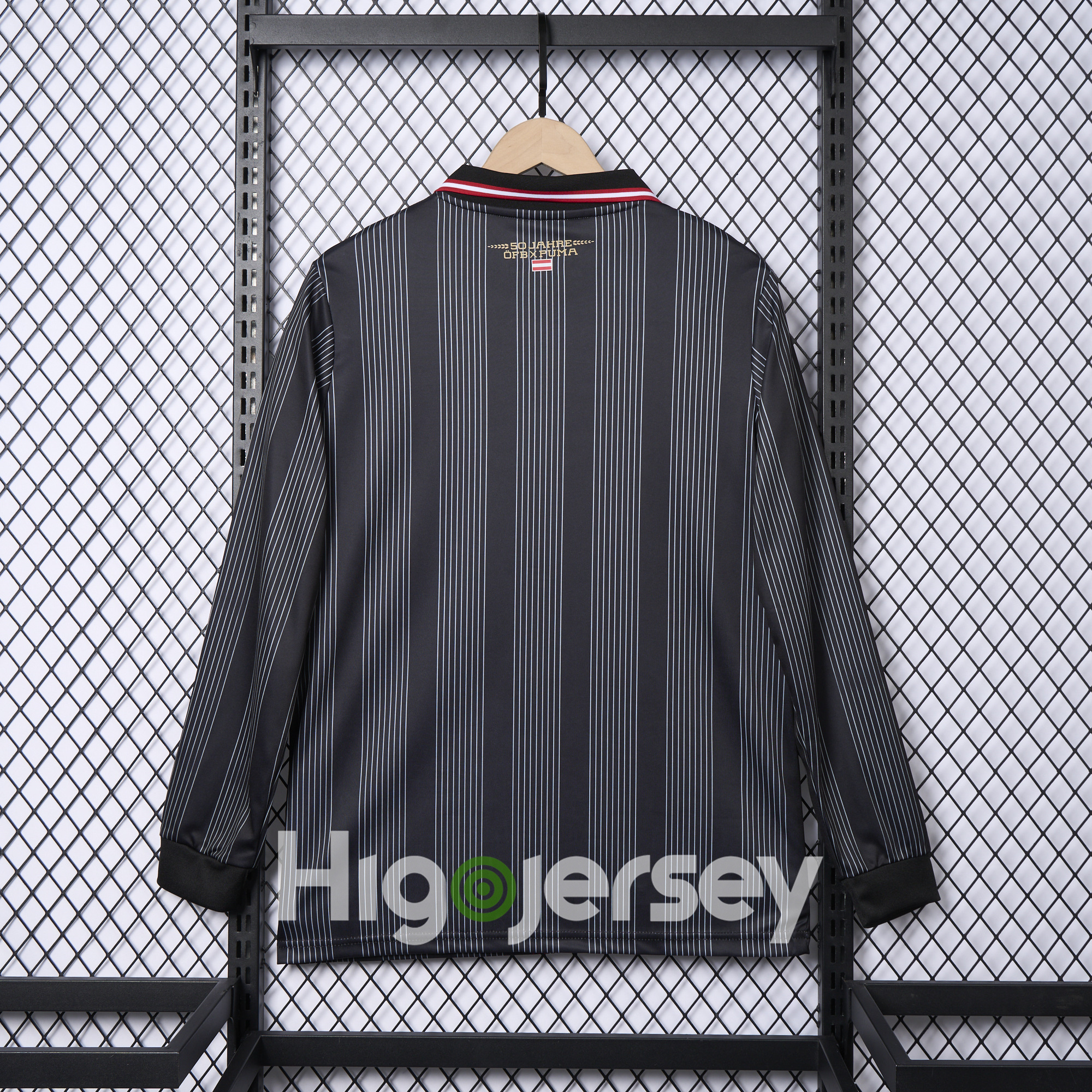 Higojerseys-Austria 2024 50th Anniversary Long Sleeve Jersey - Fans Version