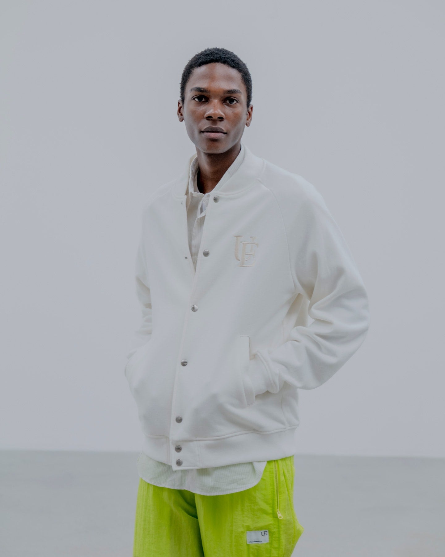 uniform experiment 25S/S SWEAT VARSITY JACKET  UE-250032 