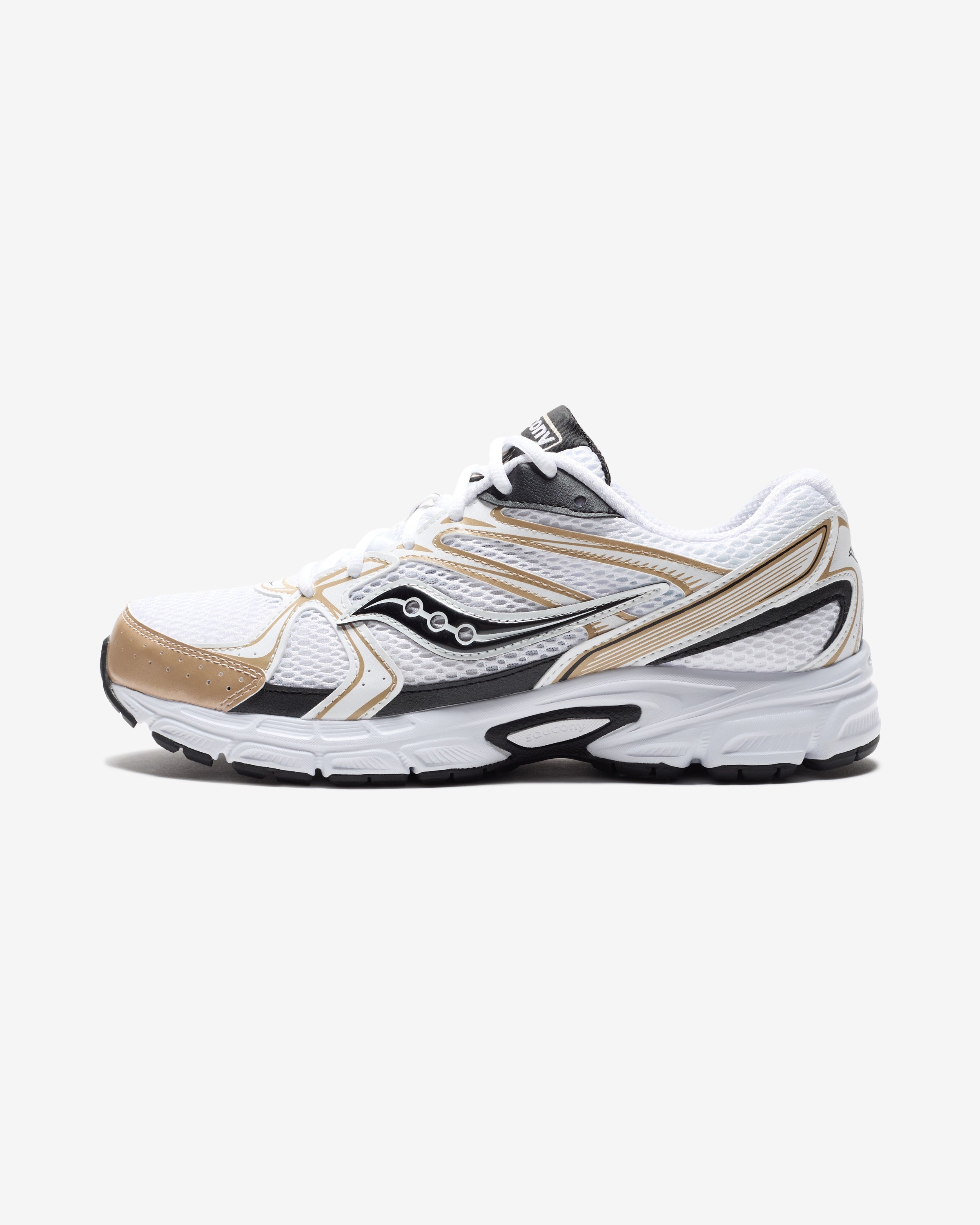 SAUCONY RIDE MILLENNIUM - WHITE/ GOLD/ BLACK