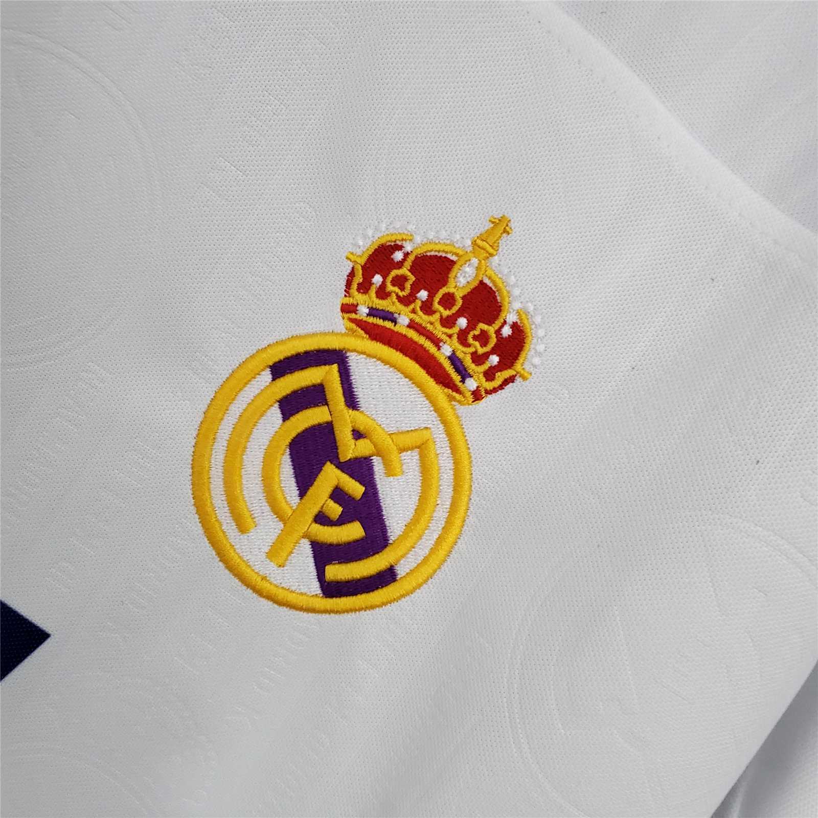 JerseysGala.com | Real Madrid Retro 96-97 Home Stadium Jersey -Customize Name, Number and Patch | Worldwide Shipping