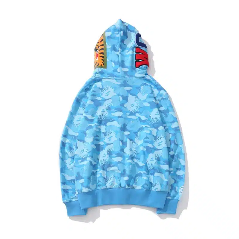 Blue BAPE Camo Hoodie、mysite、Cacoeks