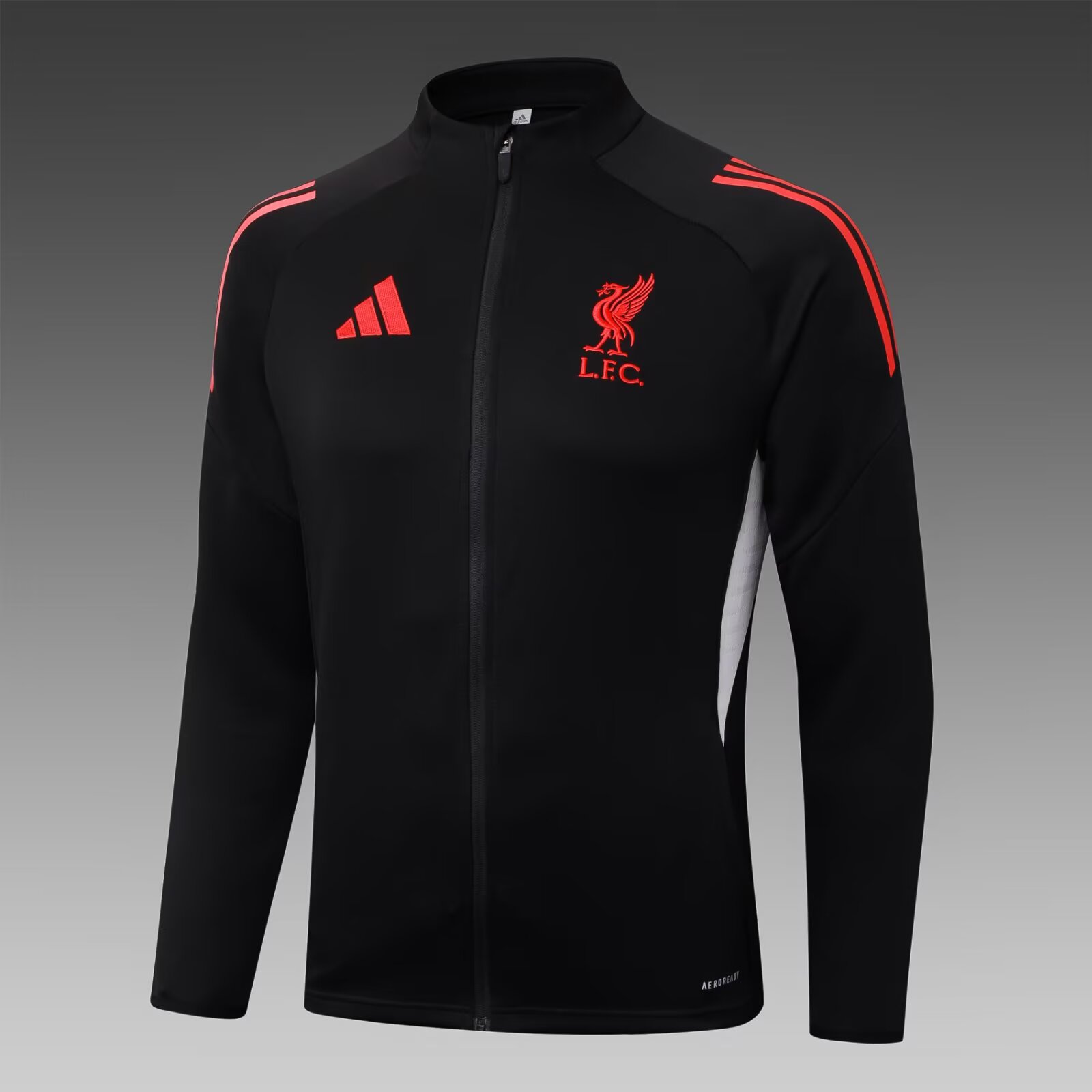 2025/2026 Liverpool Long Zipped Jacket Black Jersey 1:1 Thai Quality Set:football jersey mysite: unitedjerseyfootball 邓江浪:football